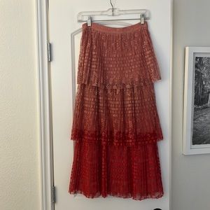 Anthropologie maxi skirt